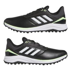 Adidas Solarmotion 24 – Size 12 Men Golf Shoes Black White Green IG0827 NEW